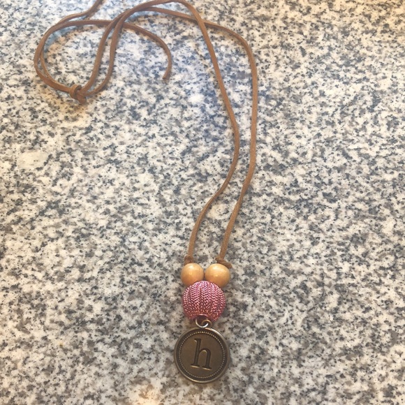 Southwest Cowgirls Initial H Necklace - Picture 2 of 3